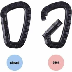 TANABATA Lot De 10 Mousquetons De 80 Mm Pour Porte-clés. -Equipement antichute Soldes 42414483 2