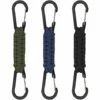 TANABATA 3 Pcs Porte-clés Avec Mousqueton, Tressé Cordon Bague Mousqueton Pour Clés, Extérieur, Camping, Randonnée Pédestre -Equipement antichute Soldes 42414930 1