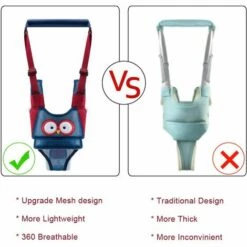 BRIDAY Harnais Bebe,Harnais De Marche Pour Bébé,Bébé Harnais De Sécurité Enfant Réglable Bretelles Aide à La Marche Bébé Marche Protection Ceinture 9 BRIDAY Harnais Bebe,Harnais De Marche Pour Bébé,Bébé Harnais De Sécurité Enfant Réglable Bretelles Aide à La Marche Bébé Marche Protection Ceinture -Equipement antichute Soldes 43147501 3