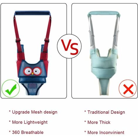 BRIDAY Harnais Bebe,Harnais De Marche Pour Bébé,Bébé Harnais De Sécurité Enfant Réglable Bretelles Aide à La Marche Bébé Marche Protection Ceinture 5 BRIDAY Harnais Bebe,Harnais De Marche Pour Bébé,Bébé Harnais De Sécurité Enfant Réglable Bretelles Aide à La Marche Bébé Marche Protection Ceinture – Image 3