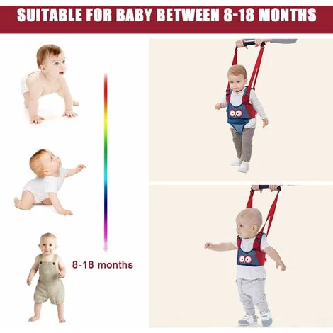 BRIDAY Harnais Bebe,Harnais De Marche Pour Bébé,Bébé Harnais De Sécurité Enfant Réglable Bretelles Aide à La Marche Bébé Marche Protection Ceinture 6 BRIDAY Harnais Bebe,Harnais De Marche Pour Bébé,Bébé Harnais De Sécurité Enfant Réglable Bretelles Aide à La Marche Bébé Marche Protection Ceinture – Image 4