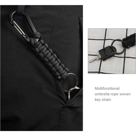 GUAZHUNIFR Porte-clés Avec Mousqueton Clip Crochet Multifonctionnel,15x2.5cm ,Guazhuni,2pcs 4 GUAZHUNIFR Porte-clés Avec Mousqueton Clip Crochet Multifonctionnel,15x2.5cm ,Guazhuni,2pcs – Image 2