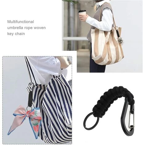 GUAZHUNIFR Porte-clés Avec Mousqueton Clip Crochet Multifonctionnel,15x2.5cm ,Guazhuni,2pcs 7 GUAZHUNIFR Porte-clés Avec Mousqueton Clip Crochet Multifonctionnel,15x2.5cm ,Guazhuni,2pcs – Image 5