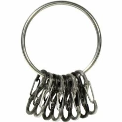 Porte-clés Avec Mousqueton NITE Ize NI-BRG-M1-R3 Noir, Argent 1 Pc(s) - Noir, Argent -Equipement antichute Soldes 4406292 2