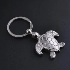 BEARSU Argent Métal Tortue Porte-clés 3 Pcs Mer Animal Porte-clés Sac Charmes Alliage Tortue Porte-clés Décoration Pour Noël Sac À Dos Téléphone Sac À Main Clé De Voiture Décor -Equipement antichute Soldes 44192964 2