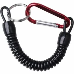 BRIDAY Porte-clés En Spirale Extensible 8 Pièces Avec Mousqueton En Métal De Couleur D, Porte-clés Rétractable à Ressort De Sécurité à Ressort -Equipement antichute Soldes 44497179 2