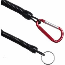 BRIDAY Porte-clés En Spirale Extensible 8 Pièces Avec Mousqueton En Métal De Couleur D, Porte-clés Rétractable à Ressort De Sécurité à Ressort -Equipement antichute Soldes 44497179 4