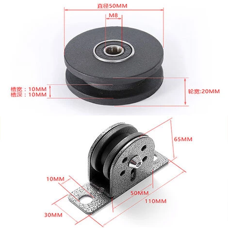 Poulie Simple, Poulie Silencieuse, Poulie De Corde De Levage Pivotante En Acier Inoxydable Poulie Silencieuse Poulie De Corde Pivotante Robuste,Irisfr(2pcs) 4 Poulie Simple, Poulie Silencieuse, Poulie De Corde De Levage Pivotante En Acier Inoxydable Poulie Silencieuse Poulie De Corde Pivotante Robuste,Irisfr(2pcs) – Image 2