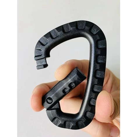 Mousquetons En Plastique En Forme De D,Irisfr,Lot De 5 4 Mousquetons En Plastique En Forme De D,Irisfr,Lot De 5 – Image 2