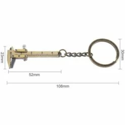 CADEAU 2PCS Mini Pied à Coulisse Tendance De 40 Mm - Outil De Mesure - Porte-clés En Alliage De Zinc - Porte-clés à Coulisse De Poche - Or + Argent 10 CADEAU 2PCS Mini Pied à Coulisse Tendance De 40 Mm - Outil De Mesure - Porte-clés En Alliage De Zinc - Porte-clés à Coulisse De Poche - Or + Argent -Equipement antichute Soldes 47607579 4