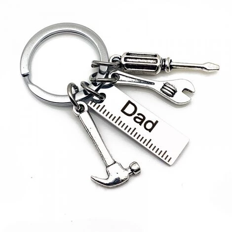 THSINDE Cadeau De Fête Des Pères Porte Clé Papa, Acier Inoxydable Porte Clef, Porte-clés Pour Papa Anniversaire,Noël 5 THSINDE Cadeau De Fête Des Pères Porte Clé Papa, Acier Inoxydable Porte Clef, Porte-clés Pour Papa Anniversaire,Noël – Image 3