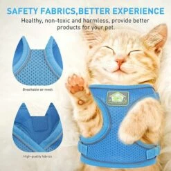 ECHOO Harnais Et Laisse Pour Chat Avec Laisse Pour Chaton : Ensemble De Gilet Ajustable Anti-évasion Pour Chats Compatible Avec Les Chiots De Petit Chien 10 ECHOO Harnais Et Laisse Pour Chat Avec Laisse Pour Chaton : Ensemble De Gilet Ajustable Anti-évasion Pour Chats Compatible Avec Les Chiots De Petit Chien -Equipement antichute Soldes 49193248 4