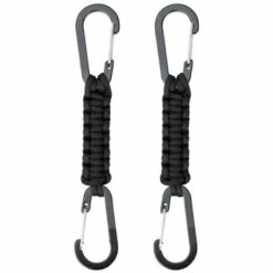 Mousqueton Tressé, Paracorde Avec Mousqueton, Corde Tressée Avec Porte-clés Et Mousqueton, Pour Clés De Voiture, Tactiques, Escalade, Pêche Et Chasse 2 Pièces-betterlife