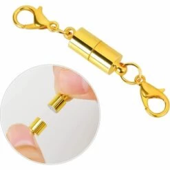 LITZEE 10 Fermoirs Magnétiques - Fermoirs à Mousquetons Pour Collier Ou Bracelet - Couleurs Dorée Et Argentée 10 LITZEE 10 Fermoirs Magnétiques - Fermoirs à Mousquetons Pour Collier Ou Bracelet - Couleurs Dorée Et Argentée -Equipement antichute Soldes 51552609 4