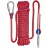 ELLE Corde D'escalade Statique De 10 Mm - Accessoire - Équipement D'évasion - Équipement D'escalade Sur Glace - Corde De Sauvetage Incendie - Rouge - 10 M