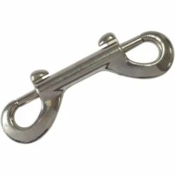 Mousqueton Sencys Acier Gris 90mm