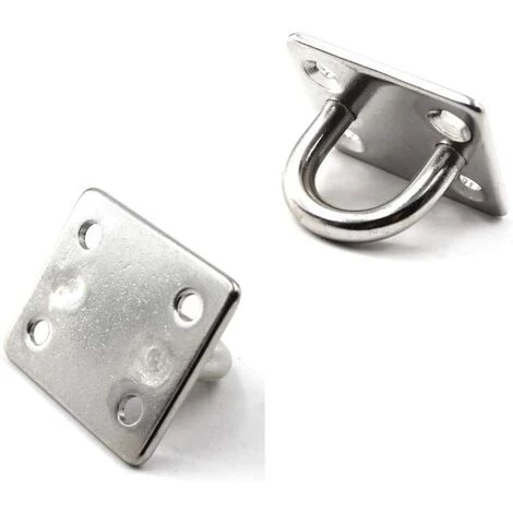 ELLE 304 Plaque à œillets Rectangulaire Et Mousquetons En Acier Inoxydable 4 ELLE 304 Plaque à œillets Rectangulaire Et Mousquetons En Acier Inoxydable – Image 2