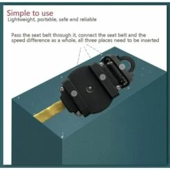 CADEAU Antichute à Rappel Automatique à Sangle 1.5 M Stop Chute+Crochet Rétractable Sangle Lifeline Equipement De Protection Individuelle Et De Securite Connexion HarnaisC -Equipement antichute Soldes 52586159 3