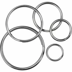 ALMI 50 Pièces Rond Anneau Mousqueton Anneau Porte Clés Acier Trempé Nickelé Porte-clés En Acier Inoxydable Pour Voiture Arts Artisanat 11 ALMI 50 Pièces Rond Anneau Mousqueton Anneau Porte Clés Acier Trempé Nickelé Porte-clés En Acier Inoxydable Pour Voiture Arts Artisanat -Equipement antichute Soldes 52587912 5