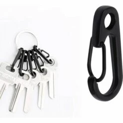 SUPERMARKET 10pcs Mini Clip Mousqueton,Prises D'escalade Clip Boucle Printemps Fermoirs Pour Sac à Dos Pour Camping Escalade Randonnée Porte-clés Extérieur (Noir),Superma 11 SUPERMARKET 10pcs Mini Clip Mousqueton,Prises D'escalade Clip Boucle Printemps Fermoirs Pour Sac à Dos Pour Camping Escalade Randonnée Porte-clés Extérieur (Noir),Superma -Equipement antichute Soldes 53069275 5