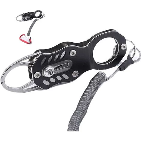 LANGRAY Pince De Pêche En Acier Inoxydable Pour Eau Douce Et Eau Salée Noir 3 LANGRAY Pince De Pêche En Acier Inoxydable Pour Eau Douce Et Eau Salée Noir