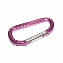 CHAPUIS Mousqueton + Anneau Brisé En Aluminium Anodisé