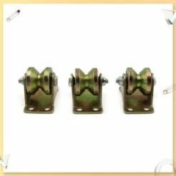 Poulie De Poulie De Poulie De Levage Forte Capacité De Charge - Acier épais - Revêtement De Couleur Inoxydable - Pour Cordes Fontainebleau 3 Pièces -Equipement antichute Soldes 54069128 3