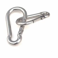 CADEAUX 2pcs Mousqueton De Fixation Pour Charges Lourdes, Sports, Chiens De Serrure, Hamac Balançoire, En Acier Inoxydable 304, 7.8mm Épaisseur -Equipement antichute Soldes 54078580 5