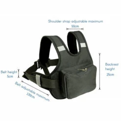 SUPERSELLER Harnais De Sécurité Pour Moto Pour Enfants Sangle De Harnais De Sécurité Pour Véhicule électrique Réglable Pour Enfants, Harnais De Sécurité Fixe Pour Protéger Les Enfants Contre Les Chutes - Le Noir -Equipement antichute Soldes 54242565 5