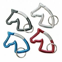 NSC Rosa - Porte-clés En Aluminium Coloré, Type Mousqueton, Taille Unique