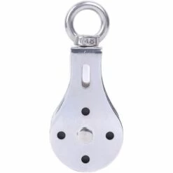 MONLY Poulie De Levage, 300kg Silencieux Poulie Anneau De Levage Pivotant En Acier Inoxydable Levage Roue Pour Musculation De Roulement Remise En Forme -Equipement antichute Soldes 54665103 3