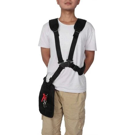 BARES Double Bandoulière Gardes Tondeuse De Jardin Tondeuse à Gazon Tondeuse Rembourrée Avec Coussinets Sangles Réglables Pour Tondeuse 5 BARES Double Bandoulière Gardes Tondeuse De Jardin Tondeuse à Gazon Tondeuse Rembourrée Avec Coussinets Sangles Réglables Pour Tondeuse – Image 3