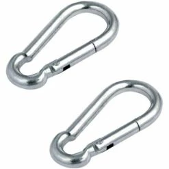 CYCLINGCOLORS 2x Mousqueton Acier Diamètre 7mm X Longueur 70mm