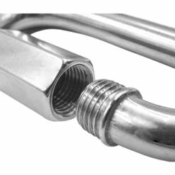 BRIDAY 4 Pièces Mousqueton En Acier Inoxydable Robuste, M8 304 Verrouillage Rapide à Vis, Quick Link Keychain Buckle Pour La Maison, Le Camping, L'escalade, La Randonnée, Les Voyages,500KG Capacité -Equipement antichute Soldes 55166530 4