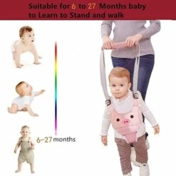 ILOVEMILAN Aide Marche Bébé,Harnais Bebe, Trotteur Aide à La Marche Des Tout-petits, Bébé Harnais De Sécurité Enfant Réglable Bretelles Aide à La Marche Bébé Marche Protection Ceinture Pour 6-27 Mois Filles(Rose) 11 ILOVEMILAN Aide Marche Bébé,Harnais Bebe, Trotteur Aide à La Marche Des Tout-petits, Bébé Harnais De Sécurité Enfant Réglable Bretelles Aide à La Marche Bébé Marche Protection Ceinture Pour 6-27 Mois Filles(Rose) -Equipement antichute Soldes 55278216 5