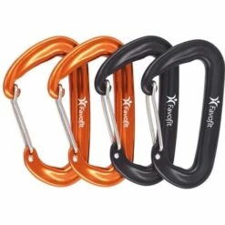 Mousquetons, Paquet De 4, 12KN (1200 Kg) Mousquetons Robustes Pour Le Camping, La Randonnée, L'extérieur, Etc, Petits Mousquetons Pour Laisse De Chien，Irisfr