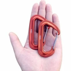 Mousquetons, Paquet De 4, 12KN (1200 Kg) Mousquetons Robustes Pour Le Camping, La Randonnée, L'extérieur, Etc, Petits Mousquetons Pour Laisse De Chien，Irisfr -Equipement antichute Soldes 55310765 3