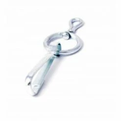 JARDIBRICODECO Mousqueton à Chaîne Avec Un Bateau 100/180 Mm Galv