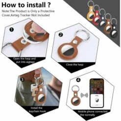 ENLENK Housse, 5 Pièces Porte-clés En Cuir PU, Housse Portable Résistante Aux Rayures, Housse De Recherche De Clé Pour Clés, Enfants, Animaux Domestiques 9 ENLENK Housse, 5 Pièces Porte-clés En Cuir PU, Housse Portable Résistante Aux Rayures, Housse De Recherche De Clé Pour Clés, Enfants, Animaux Domestiques -Equipement antichute Soldes 55442477 3