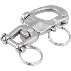Fei Yu Mousqueton Pivotant à Emerillon, Maillons Rapides En Acier Inoxydable 316 Crochet à Ressort Rapide à Largage Pour Drisse De Voilier Bateaux(70mm) 8 Fei Yu Mousqueton Pivotant à Emerillon, Maillons Rapides En Acier Inoxydable 316 Crochet à Ressort Rapide à Largage Pour Drisse De Voilier Bateaux(70mm) -Equipement antichute Soldes 55599817 2