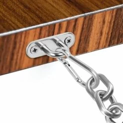 PERLE RARE Plaque Oeillet Acier Inoxydable M5 (8 Pcs) - Oblong Crochet Métal Forme U Montage Mural Et Plafond (50 X 17 Mm) - Crochet De Fixation Capacité 40 Kg Pour Suspensions -Equipement antichute Soldes 55607526 4