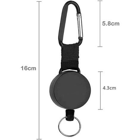 PERLE RARE Porte-clés Rétractable Très Résistant 4 PERLE RARE Porte-clés Rétractable Très Résistant – Image 2