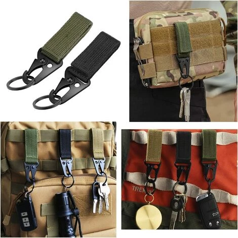 ILOVEMILAN 10 Mousqueton Tactique à Accrocher à La Ceinture, à La Ceinture, à La Ceinture, Au Sac à Dos, Au Porte-clés, Pour Le Camping, La Randonnée 5 ILOVEMILAN 10 Mousqueton Tactique à Accrocher à La Ceinture, à La Ceinture, à La Ceinture, Au Sac à Dos, Au Porte-clés, Pour Le Camping, La Randonnée – Image 3