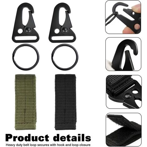 ILOVEMILAN 10 Mousqueton Tactique à Accrocher à La Ceinture, à La Ceinture, à La Ceinture, Au Sac à Dos, Au Porte-clés, Pour Le Camping, La Randonnée 7 ILOVEMILAN 10 Mousqueton Tactique à Accrocher à La Ceinture, à La Ceinture, à La Ceinture, Au Sac à Dos, Au Porte-clés, Pour Le Camping, La Randonnée – Image 5