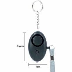 PERLE RARE Lot De 2 Alarme Personnelle Porte-clés 140 DB Police Approuvé Mini Loud Auto Defense Keychain Avec Torche Alarme De Sécurité Pour Femme Enfants Personnes Agées Aventurier -Equipement antichute Soldes 55869395 5
