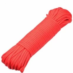Kartokner Corde 3*10 Mètres Ruban De Tissu Lacet De Nylon Bracelet De Survie à Fabriquer Et Pour Activités De Camping En Extérieur 4 Mm (rouge)