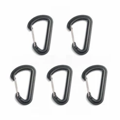 SUPERSELLER 5 Pièces D Forme Plastique Mousqueton Anneau En D Porte-clés Ressort Crochet Molle Fermoir Boucle Escalade Outil Extérieur -Equipement antichute Soldes 56090757 3