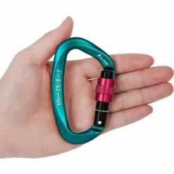 SUPERSELLER Mousqueton D'escalade Professionnel 25KN Mousqueton De Porte De Verrouillage à Vis Boucle D'escalade En Forme De D Robuste Mousqueton à Anneau En D Clip De Verrouillage De Hamac Léger Pour L'escalade Rappel Canyoning Hamac Matériel D'escalade Équipement D 9 SUPERSELLER Mousqueton D'escalade Professionnel 25KN Mousqueton De Porte De Verrouillage à Vis Boucle D'escalade En Forme De D Robuste Mousqueton à Anneau En D Clip De Verrouillage De Hamac Léger Pour L'escalade Rappel Canyoning Hamac Matériel D'escalade Équipement D -Equipement antichute Soldes 56091014 3