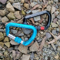 SUPERSELLER Mousqueton En Forme De D 30KN Clips De Mousqueton En Alliage D'aluminium Robuste Pour Hamacs Camping Randonnée Sac à Dos - Barrière De Verrouillage à Vis - Argent -Equipement antichute Soldes 56091573 5