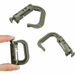 LONGZIMING Mousquetons En Plastique Petit Molle Clip Tactique Crochets D-Ring Molle Tactique Sangle Boucles De Mousqueton En Forme De D Crochet Clips Pour Camping Sangle Molle Sac à Dos Porte Clé 10 Pièces -Equipement antichute Soldes 57057893 3
